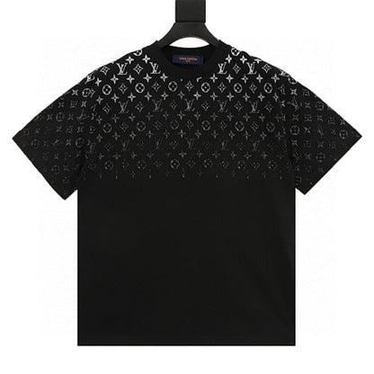 Louis Vuitton Classic Gradient Allover Logo Print Short Sleeve T-Shirt