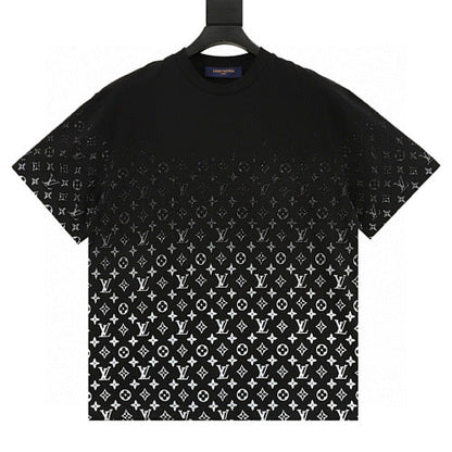 Louis Vuitton Classic Gradient Allover Logo Print Short Sleeve T-Shirt