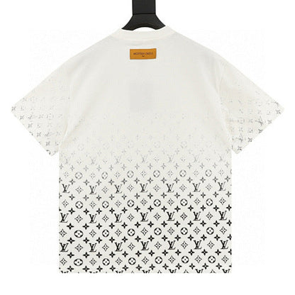 Louis Vuitton Classic Gradient Allover Logo Print Short Sleeve T-Shirt