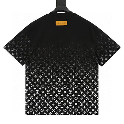 Louis Vuitton Classic Gradient Allover Logo Print Short Sleeve T-Shirt