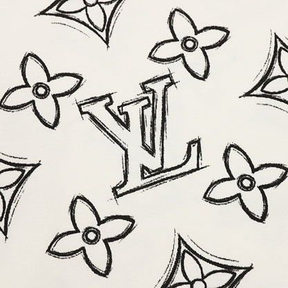 Louis Vuitton Allover Sketch Logo Print Short Sleeve T-Shirt
