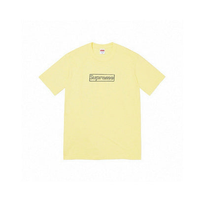款号790#p40💰 Supreme x kaws Week 18 ChalkLogo Tee粉笔字母Box联名款纯色logo印花 宽松版型 采用260克精梳棉双纱 从面料到辅料全部三标齐全跟足ZP - view 4