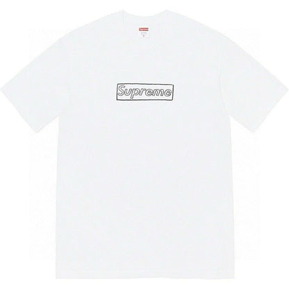 款号790#p40💰 Supreme x kaws Week 18 ChalkLogo Tee粉笔字母Box联名款纯色logo印花 宽松版型 采用260克精梳棉双纱 从面料到辅料全部三标齐全跟足ZP - view 5