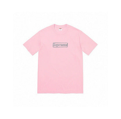 款号790#p40💰 Supreme x kaws Week 18 ChalkLogo Tee粉笔字母Box联名款纯色logo印花 宽松版型 采用260克精梳棉双纱 从面料到辅料全部三标齐全跟足ZP - view 6