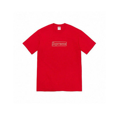 款号790#p40💰 Supreme x kaws Week 18 ChalkLogo Tee粉笔字母Box联名款纯色logo印花 宽松版型 采用260克精梳棉双纱 从面料到辅料全部三标齐全跟足ZP - view 7