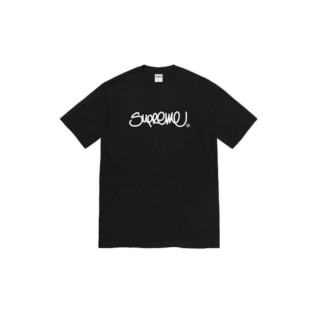 款号792#p40💰 Supreme SS22 Week 19 HandstyleTee线条草写字母涂鸦 宽松版型 采用260克精梳棉双纱 从面料到辅料全部三标齐全跟足ZP 进口松井公司浆料印花绝不 - view 5