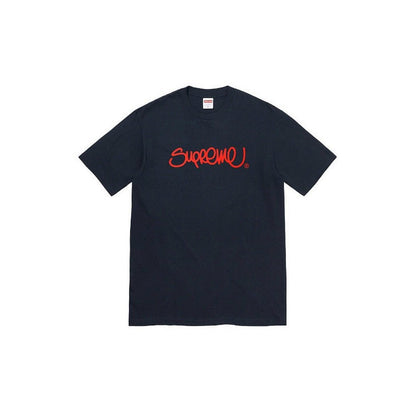 款号792#p40💰 Supreme SS22 Week 19 HandstyleTee线条草写字母涂鸦 宽松版型 采用260克精梳棉双纱 从面料到辅料全部三标齐全跟足ZP 进口松井公司浆料印花绝不 - view 7