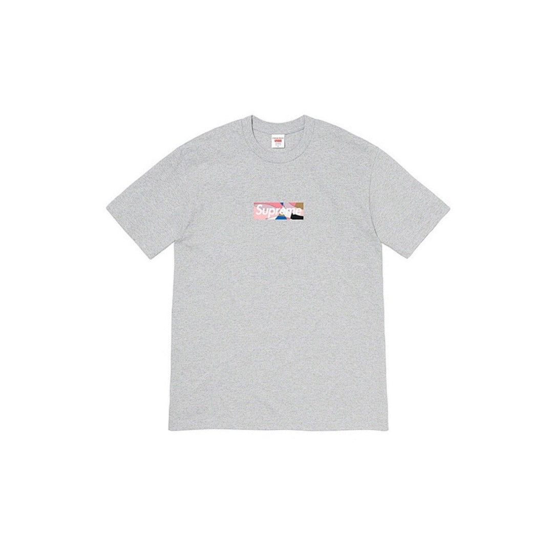 款号794#p40💰 Supreme Week 16 x Emilio Pucci联名款Box Logo Tee Logo印花纯色短袖T恤男女同款 宽松版型 采用260克精梳棉双纱 从面料到辅料全 - view 7