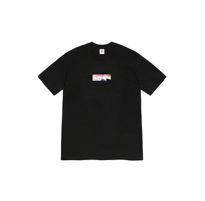 款号794#p40💰 Supreme Week 16 x Emilio Pucci联名款Box Logo Tee Logo印花纯色短袖T恤男女同款 宽松版型 采用260克精梳棉双纱 从面料到辅料全 - view 9