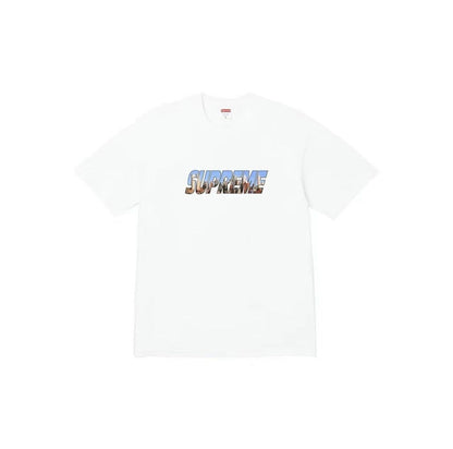 款号797#p40💰 Supreme FW23 秋冬系列WEEK1 GOTHAM TEE 哥谭市字母Logo印花圆领短袖T恤 男女同款 宽松版型 采用260克精梳棉双纱 从面料到辅料全部三标齐全 - view 1