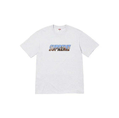 款号797#p40💰 Supreme FW23 秋冬系列WEEK1 GOTHAM TEE 哥谭市字母Logo印花圆领短袖T恤 男女同款 宽松版型 采用260克精梳棉双纱 从面料到辅料全部三标齐全 - view 2