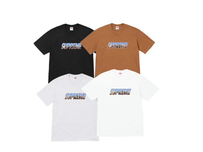 款号797#p40💰 Supreme FW23 秋冬系列WEEK1 GOTHAM TEE 哥谭市字母Logo印花圆领短袖T恤 男女同款 宽松版型 采用260克精梳棉双纱 从面料到辅料全部三标齐全 - view 5
