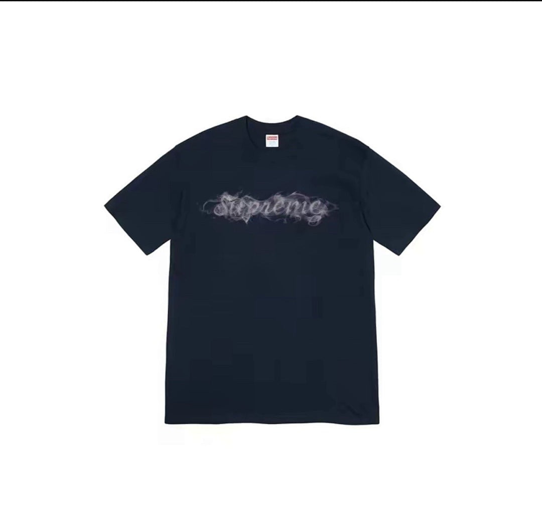 款号798#p40💰 Supreme Week0 Smoke Tee 烟雾Logo烟圈字母休闲短袖T恤 男女同款 宽松版型 采用260克精梳棉双纱 从面料到辅料全部三标齐全跟足ZP 进口松井公司浆 - view 5