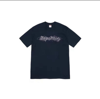 款号798#p40💰 Supreme Week0 Smoke Tee 烟雾Logo烟圈字母休闲短袖T恤 男女同款 宽松版型 采用260克精梳棉双纱 从面料到辅料全部三标齐全跟足ZP 进口松井公司浆 - view 5