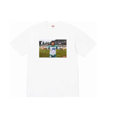 款号802 Supreme SS24 WEEK1 MARADONATEE 马拉多拉No Drug人物tee圆领球衣短袖T恤男女同款 宽松版型 采用260克精梳棉双纱 从面料到辅料全部三标齐全跟足Z - view 3