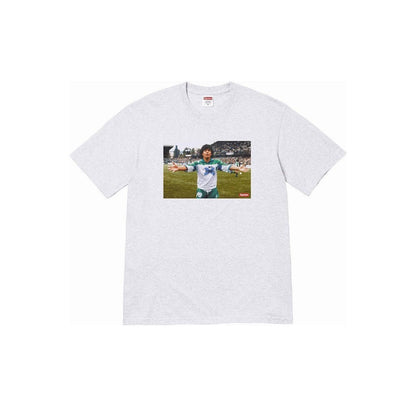 款号802 Supreme SS24 WEEK1 MARADONATEE 马拉多拉No Drug人物tee圆领球衣短袖T恤男女同款 宽松版型 采用260克精梳棉双纱 从面料到辅料全部三标齐全跟足Z - view 6