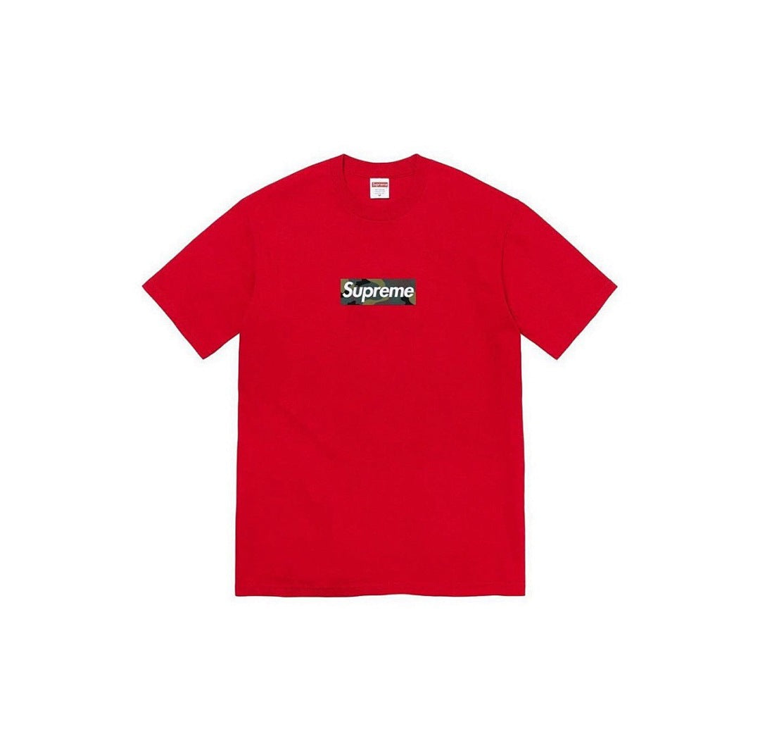 款号803 Supreme FW23 秋冬系列WEEK17 BOX LOGO TEE胸前徽标纯色短袖T恤 男女同款 宽松版型 采用260克精梳棉双纱 从面料到辅料全部三标齐全跟足ZP 进口松井公司浆 - view 3