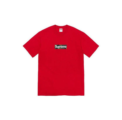 款号803 Supreme FW23 秋冬系列WEEK17 BOX LOGO TEE胸前徽标纯色短袖T恤 男女同款 宽松版型 采用260克精梳棉双纱 从面料到辅料全部三标齐全跟足ZP 进口松井公司浆 - view 3
