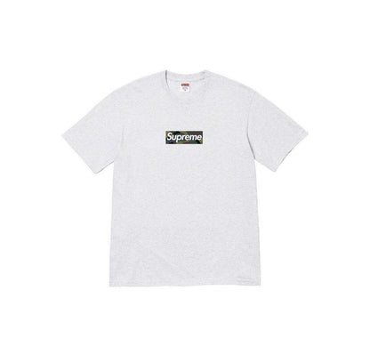 款号803 Supreme FW23 秋冬系列WEEK17 BOX LOGO TEE胸前徽标纯色短袖T恤 男女同款 宽松版型 采用260克精梳棉双纱 从面料到辅料全部三标齐全跟足ZP 进口松井公司浆 - view 5