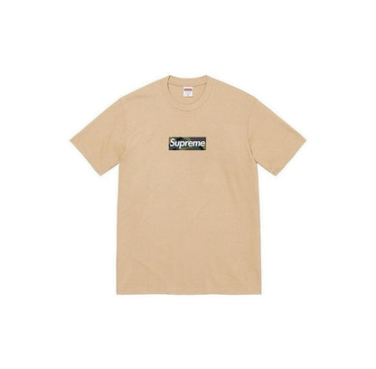 款号803 Supreme FW23 秋冬系列WEEK17 BOX LOGO TEE胸前徽标纯色短袖T恤 男女同款 宽松版型 采用260克精梳棉双纱 从面料到辅料全部三标齐全跟足ZP 进口松井公司浆 - view 6
