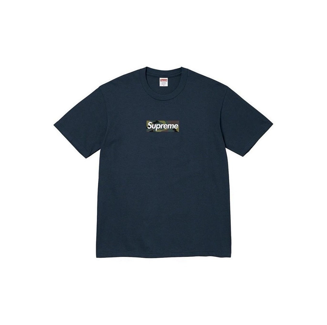款号803 Supreme FW23 秋冬系列WEEK17 BOX LOGO TEE胸前徽标纯色短袖T恤 男女同款 宽松版型 采用260克精梳棉双纱 从面料到辅料全部三标齐全跟足ZP 进口松井公司浆 - view 8