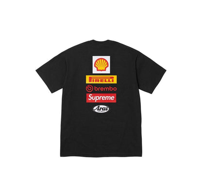 款号M109#p40💰 Supreme x DUCATI 联名款 SS24 WEEK16 LOGO TEE 背面徽标logo印花短袖 常规T恤 男女同款 宽松版型 采用260克精梳棉双纱 从面 - view 5