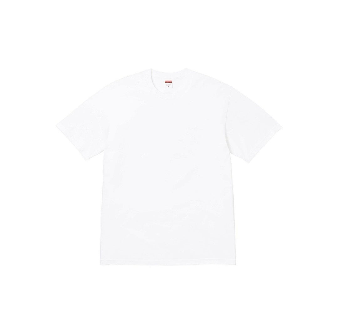 款号M112#p40💰 Supreme SS24 SS24 夏季T恤系列WEEK19 BACKWARDS TEE 艺术字体Logo图案圆领短袖常规T恤 男女同款^ 宽松版型 采用260克精梳棉双纱 - view 4