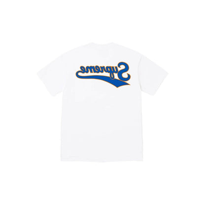 款号M112#p40💰 Supreme SS24 SS24 夏季T恤系列WEEK19 BACKWARDS TEE 艺术字体Logo图案圆领短袖常规T恤 男女同款^ 宽松版型 采用260克精梳棉双纱 - view 7