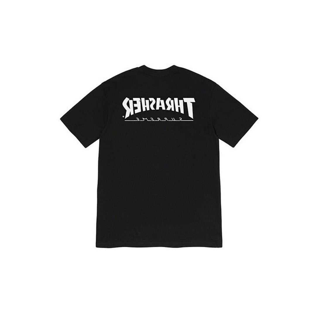 款号M116#p40💰 Supreme Week 5 x Thrasher 联名款 Game Tee 休闲圆领印花游戏短袖T恤 男女同款 宽松版型 采用260克精梳棉双纱 从面料到辅料全部三标齐全 - view 2