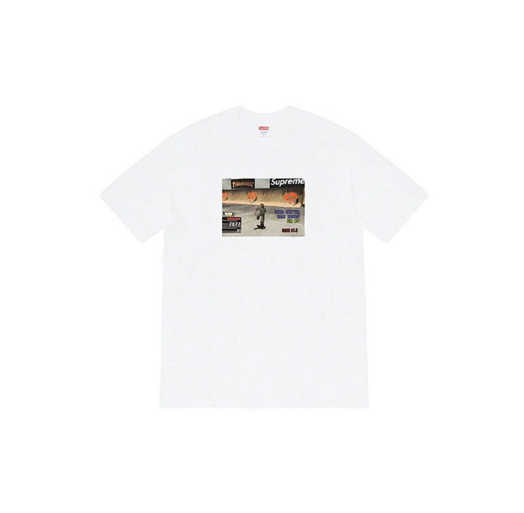 款号M116#p40💰 Supreme Week 5 x Thrasher 联名款 Game Tee 休闲圆领印花游戏短袖T恤 男女同款 宽松版型 采用260克精梳棉双纱 从面料到辅料全部三标齐全 - view 7