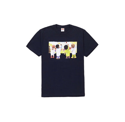 款号M121#p40💰 Supreme SS19 Kids Tee Back 儿童涂鸦圆领短袖T恤 男女同款 黑色 宽松版型 采用260克精梳棉双纱 从面料到辅料全部三标齐全跟足ZP 进口松井 - view 1