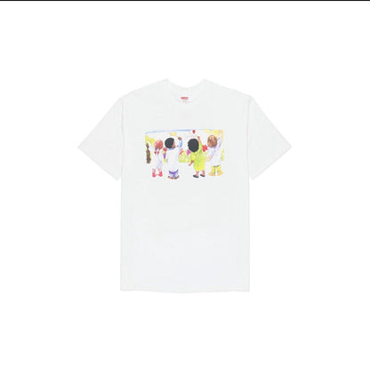 款号M121#p40💰 Supreme SS19 Kids Tee Back 儿童涂鸦圆领短袖T恤 男女同款 黑色 宽松版型 采用260克精梳棉双纱 从面料到辅料全部三标齐全跟足ZP 进口松井 - view 6