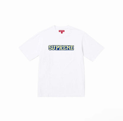 款号M124#p40💰 Supreme SS25 WEEK1 Satin Appliqué S/S Top 胸前徽标logo短袖T恤 男女同款 宽松版型 采用260克精梳棉双纱 从面料到辅料全部三 - view 3