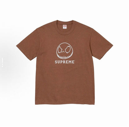 款号M130#p40💰 Supreme FW23 秋冬系列 WEEK1 SKELETON TEE 纯色骷髅头字母印花圆领短袖T恤 男女同款 宽松版型 采用260克精梳棉双纱 从面料到辅料全部三标齐 - view 2
