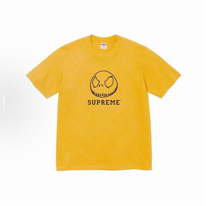 款号M130#p40💰 Supreme FW23 秋冬系列 WEEK1 SKELETON TEE 纯色骷髅头字母印花圆领短袖T恤 男女同款 宽松版型 采用260克精梳棉双纱 从面料到辅料全部三标齐 - view 3
