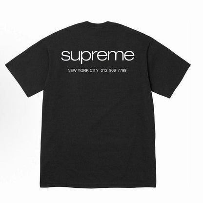 款号M132#P40💰 Sup 25SS纽约Tee门店信息短袖T恤潮牌帅气爆款字母英文 宽松版型 采用260克精梳棉双纱 从面料到辅料全部三标齐全跟足ZP 进口松井公司浆料印花绝不开裂 整件做 - view 4
