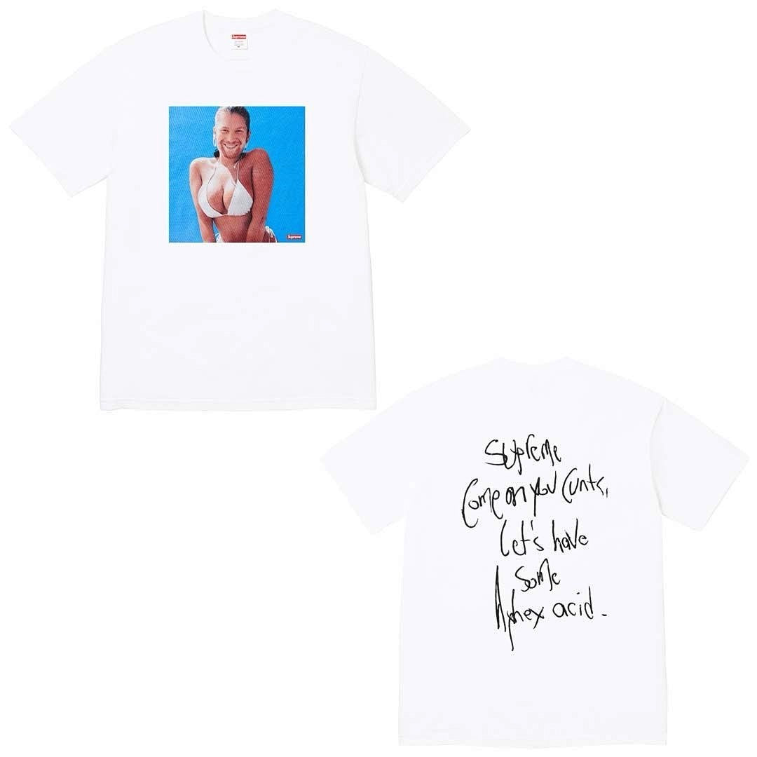 款号M148P40💰 Supreme 25SS Aphex Twin Tee 歌手人物比基尼专辑 短袖 宽松版型 采用260克精梳棉双纱 从面料到辅料全部三标齐全跟足ZP 进口松井公司浆料印花绝不 - view 2