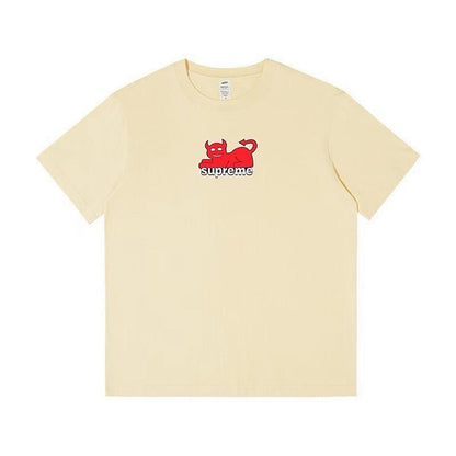 款号M150#P40 24SS TOY MACHINE DEVIL CAT TEE 新款小恶魔猫咪短袖T恤夏季上衣 宽松版型 采用260克精梳棉双纱 从面料到辅料全部三标齐全跟足ZP 进口松井公司浆 - view 2