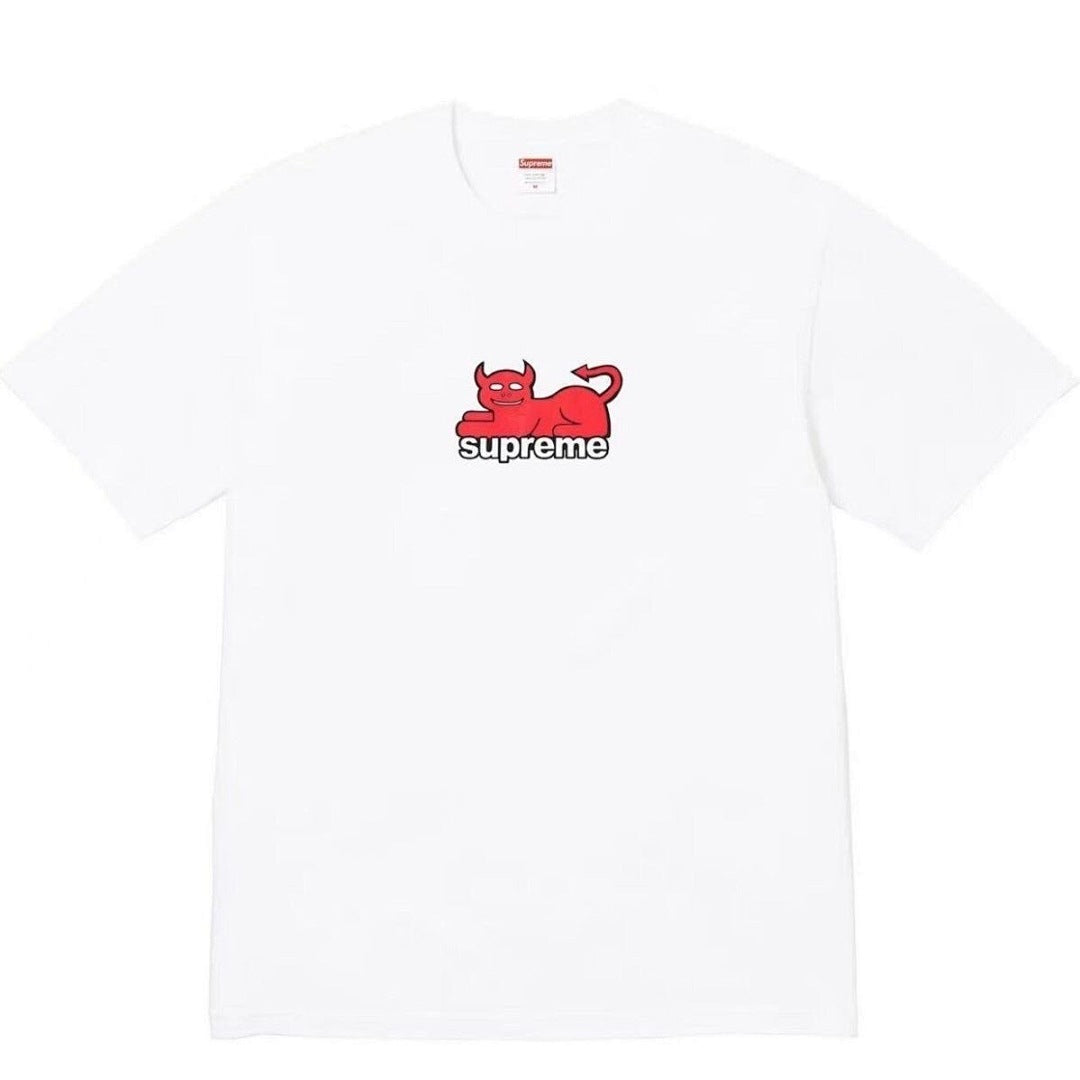 款号M150#P40 24SS TOY MACHINE DEVIL CAT TEE 新款小恶魔猫咪短袖T恤夏季上衣 宽松版型 采用260克精梳棉双纱 从面料到辅料全部三标齐全跟足ZP 进口松井公司浆 - view 6