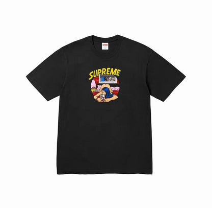 款号M153#p40💰 Supreme WEEK1 Bedroom Tee 胸前圆形logo图案短袖T恤 男女同款 宽松版型 采用260克精梳棉双纱 从面料到辅料全部三标齐全跟足ZP 进口松井公司 - view 5