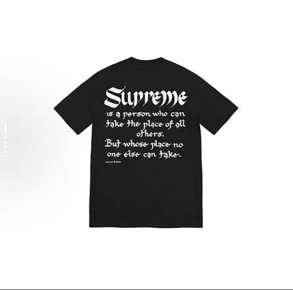 款号M157#p40💰 Supreme SS22 Week 8 Person Tee 狮子头梵文卡通字母印花圆领短袖美式潮流T恤 男女同款 宽松版型 采用260克精梳棉双纱 从面料到辅料全部三标 - view 5