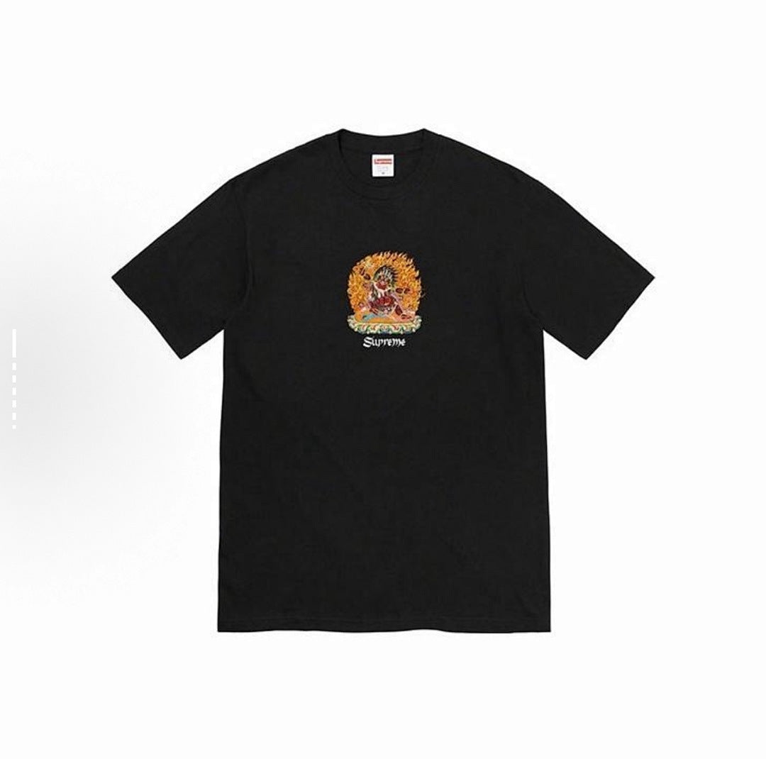 款号M157#p40💰 Supreme SS22 Week 8 Person Tee 狮子头梵文卡通字母印花圆领短袖美式潮流T恤 男女同款 宽松版型 采用260克精梳棉双纱 从面料到辅料全部三标 - view 6
