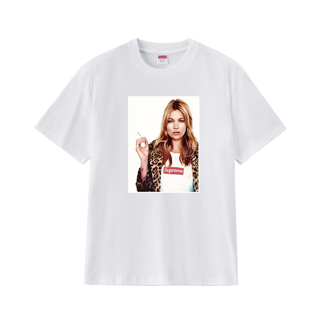 款号M162P40💰 Supreme 12SS Kate Moss Photo Sticker 凯特 人物 贴纸 宽松版型 采用260克精梳棉双纱 从面料到辅料全部三标齐全跟足ZP 进口松井公司 - view 3