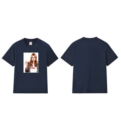 款号M162P40💰 Supreme 12SS Kate Moss Photo Sticker 凯特 人物 贴纸 宽松版型 采用260克精梳棉双纱 从面料到辅料全部三标齐全跟足ZP 进口松井公司 - view 4