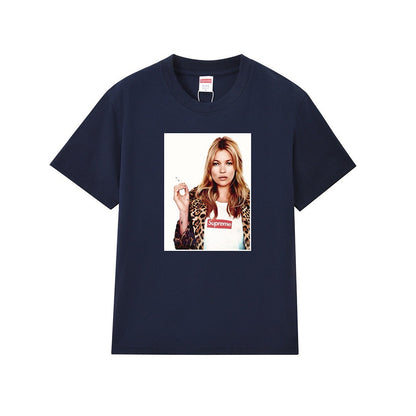 款号M162P40💰 Supreme 12SS Kate Moss Photo Sticker 凯特 人物 贴纸 宽松版型 采用260克精梳棉双纱 从面料到辅料全部三标齐全跟足ZP 进口松井公司 - view 5