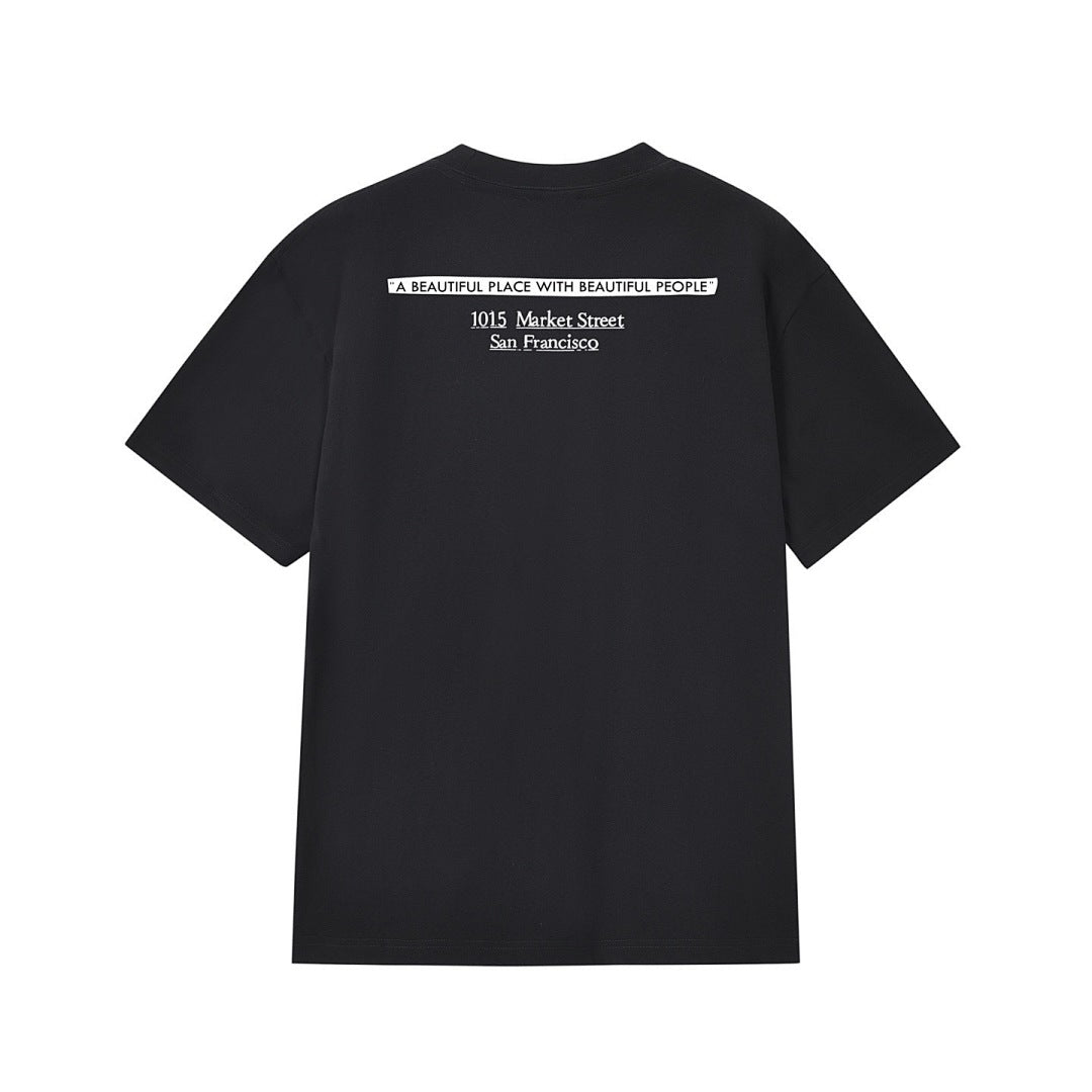 款号M164#P40💰 Sup 19FW SF BOX LOGO TEE旧金山联名经典印花短袖纯棉T恤男女款 宽松版型 采用260克精梳棉双纱 从面料到辅料全部三标齐全跟足ZP 进口松井公司浆料印 - view 13