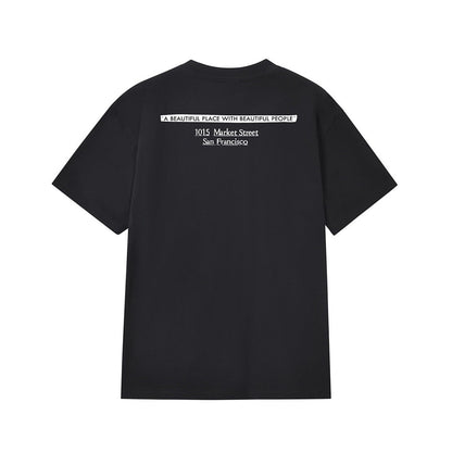 款号M164#P40💰 Sup 19FW SF BOX LOGO TEE旧金山联名经典印花短袖纯棉T恤男女款 宽松版型 采用260克精梳棉双纱 从面料到辅料全部三标齐全跟足ZP 进口松井公司浆料印 - view 13