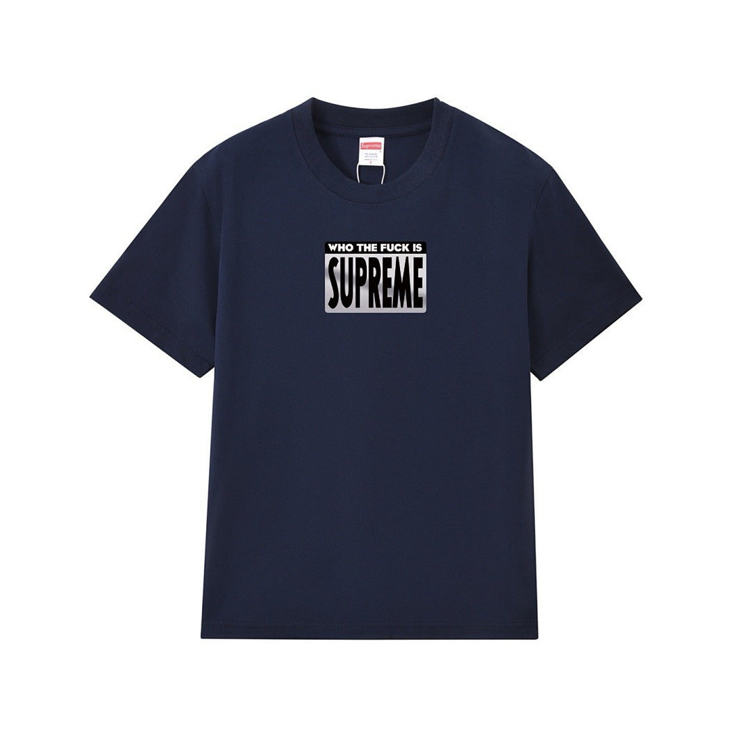 款号M167#p40💰 Supreme 19SS Who The Fuck Tee 脏话 大BOX LOGO 短袖 T恤 宽松版型 采用260克精梳棉双纱 从面料到辅料全部三标齐全跟足ZP 进口松 - view 1