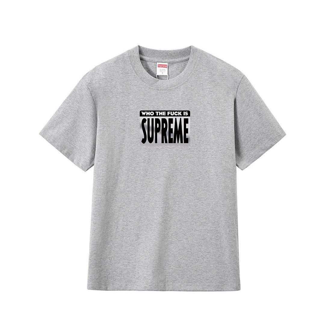 款号M167#p40💰 Supreme 19SS Who The Fuck Tee 脏话 大BOX LOGO 短袖 T恤 宽松版型 采用260克精梳棉双纱 从面料到辅料全部三标齐全跟足ZP 进口松 - view 2