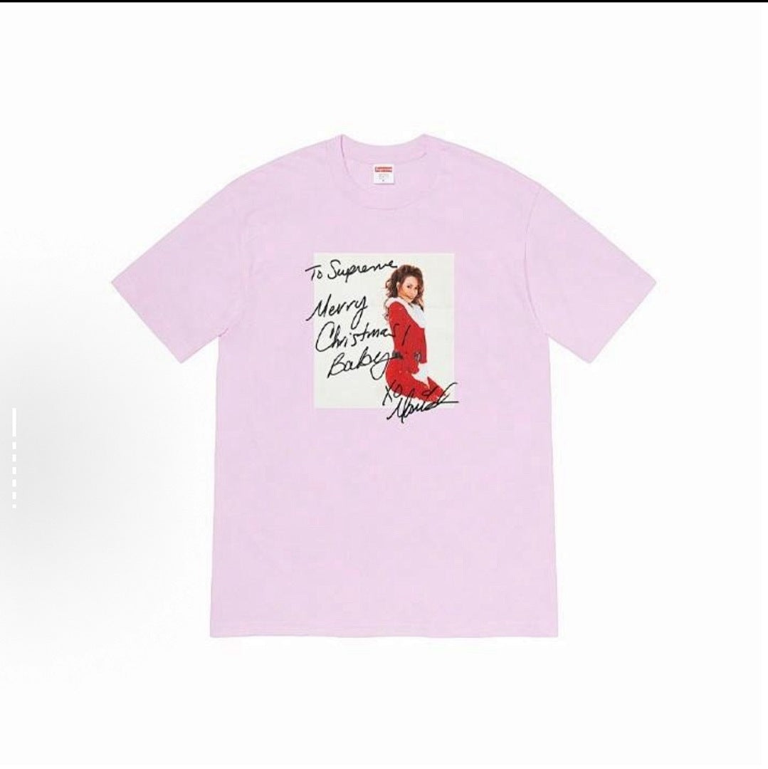 款号M172#40💰 Supreme Week 17 Mariah Carey Tee 玛丽亚凯里人物印花图案 圆领美式潮流T恤 男女同款 宽松版型 采用260克精梳棉双纱 从面料到辅料全部三标齐 - view 2